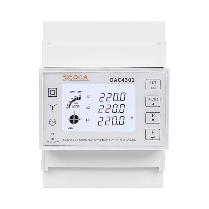 Dac4301 DIN lišta AC multi-tarifní elektroměr Modbus