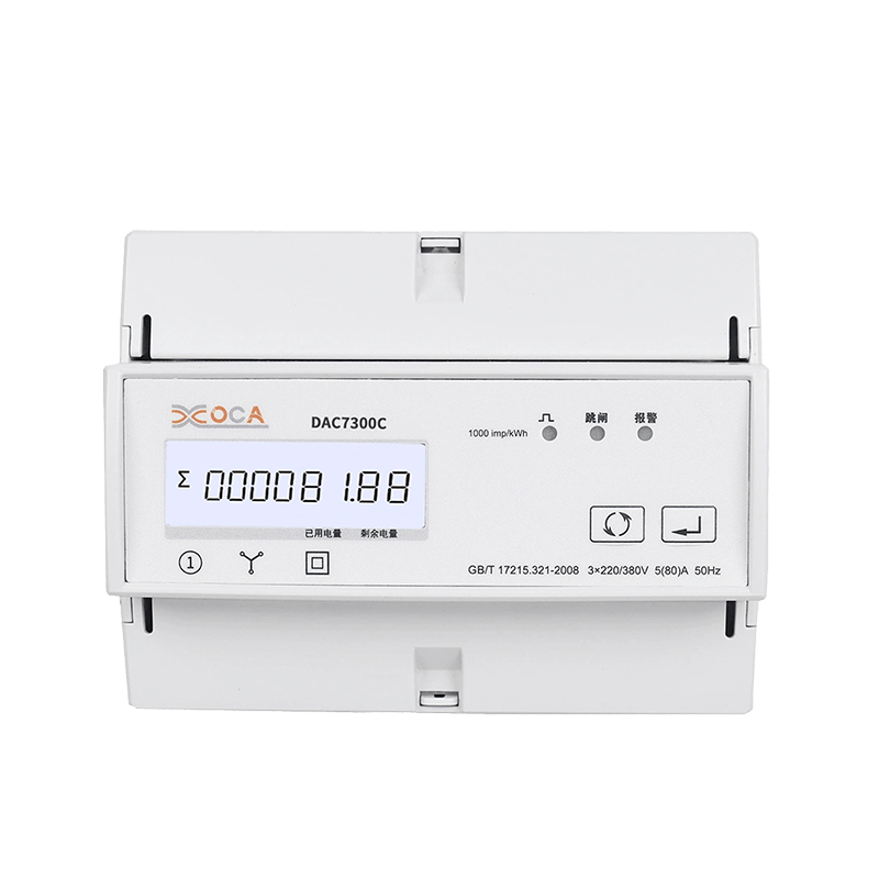 Dac7321c-CT DIN lišta AC WiFi s transformátorem Tuya elektronický měřič energie