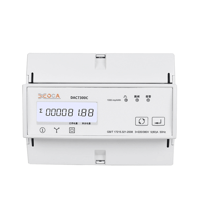 Dac7321c-CT DIN lišta AC WiFi s transformátorem Tuya elektronický měřič energie