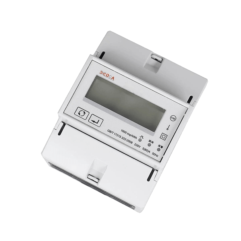 Dac4101C DIN lišta s předplaceným reléovým jednofázovým elektroměrem Modbus