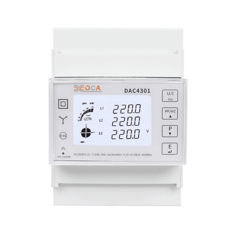 Předplacený elektroměr Modbus Dac4301 na DIN lištu