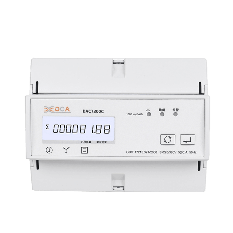 DAC7300C Elektroměr s třífázovým střídavým relé Modbus na DIN lištu