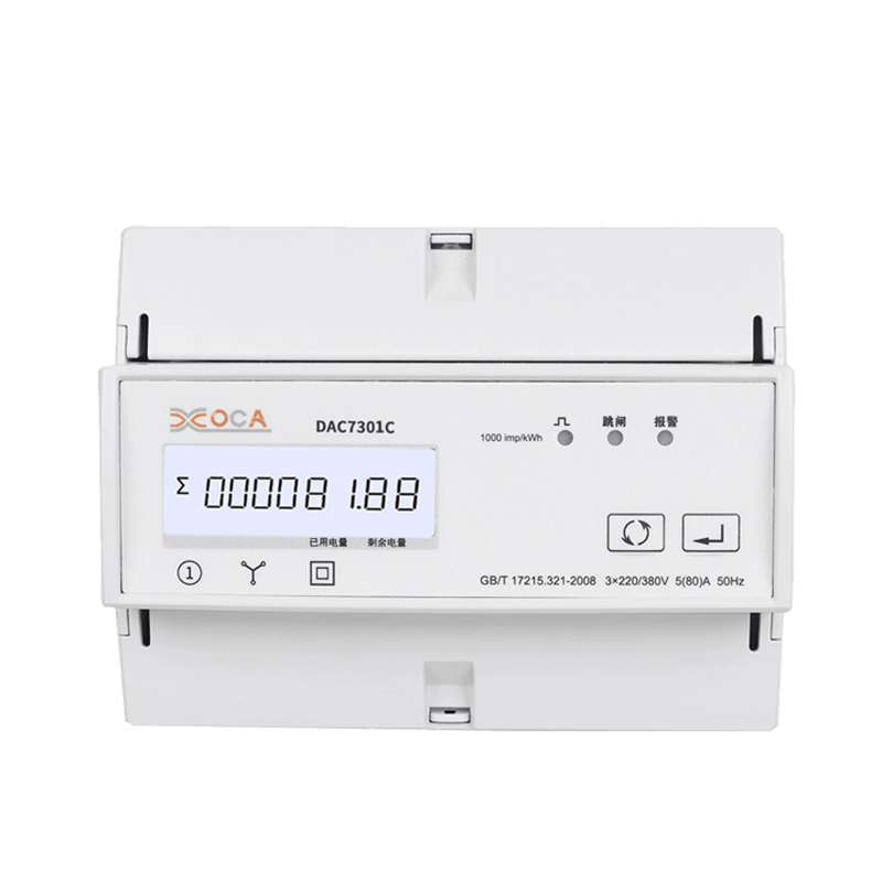 Třífázový měřič elektrické energie Modbus Dac7301C na DIN lištu