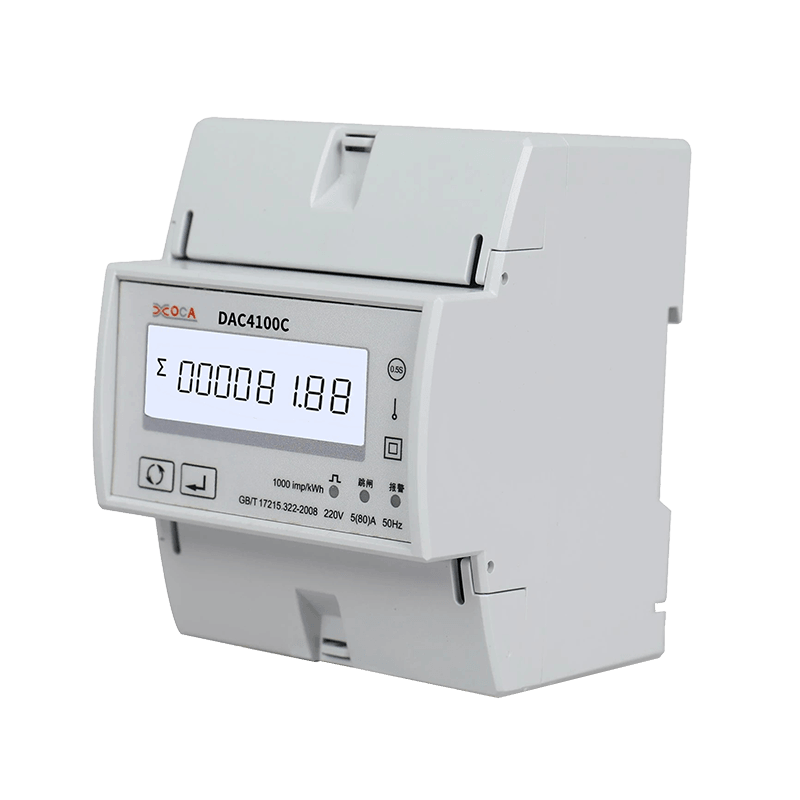 Inteligentní multifunkční měřič energie Dac4120c na DIN lištu jednofázový AC Modbus