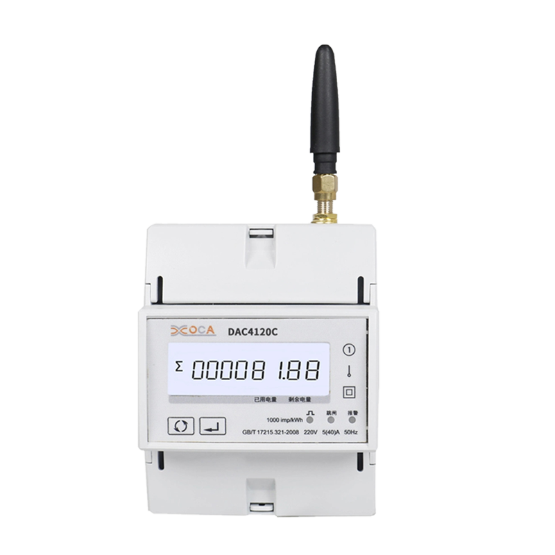 Inteligentní multifunkční měřič energie Dac4120c na DIN lištu jednofázový AC Modbus