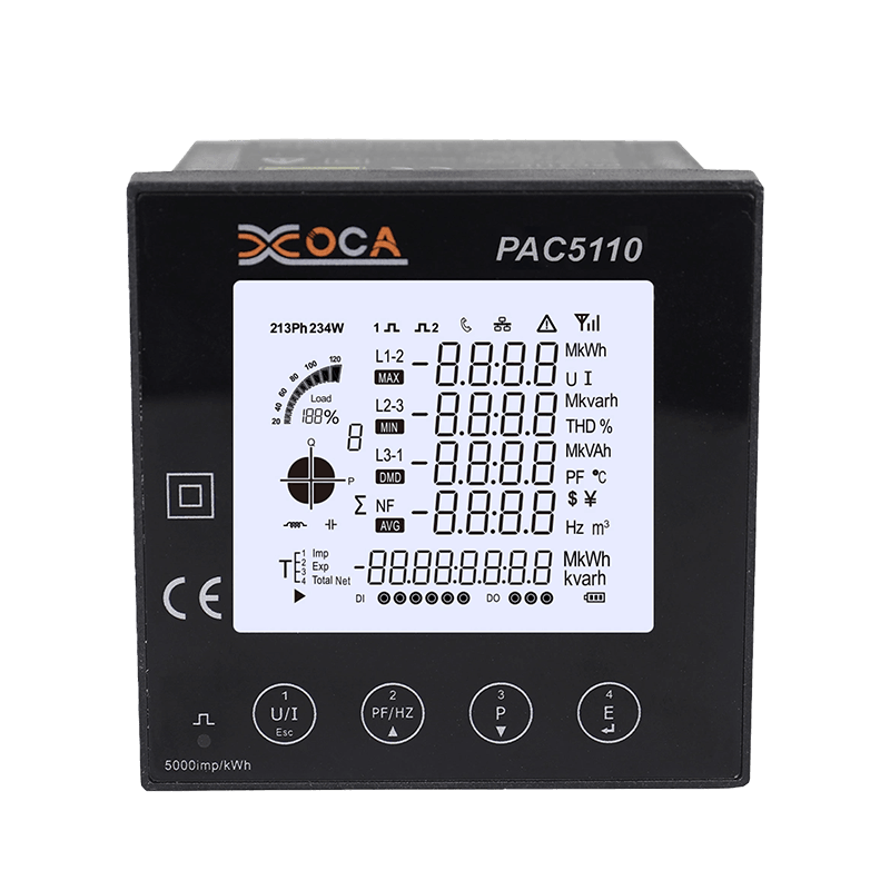 PAC5110 Inteligentní digitální WiFi LCD předplacený měřič energie